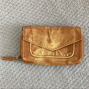 FREE W PURCHASE Wallet Clutch Faux Leather Zipper